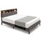 Costway Bed Frame Upholstered Platform Mattress Foundation with Storage Headboard